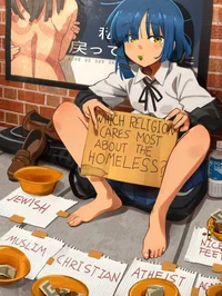 Homeless girl