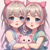 Twin daughters 