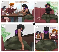 Alex Lottie and Leah