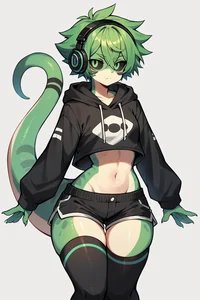 Chameleon girl