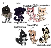 Smiling Critters OCs