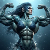 Muscular Mermaid