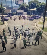 Gang shootout