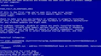 Blue screen of death