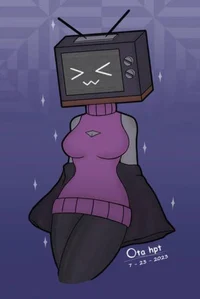 Angry tv woman