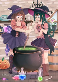 Ochaco and tsuyu 