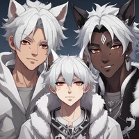 Three Wolves an Baby