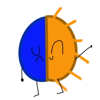 the sun and the moon