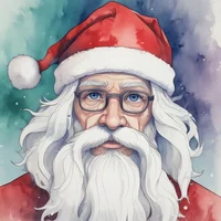 Santa but mean