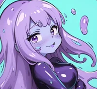 Purple SlimeGirl TSF