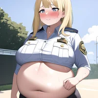 Fat Police Girl