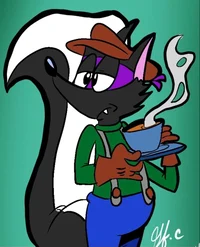 Sneaker the skunk