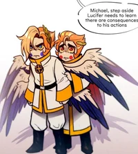 Michael y lucifer-HH