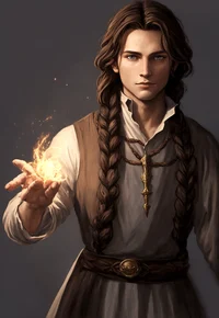 Young beginner wizar