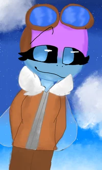 Violet the dragonfly