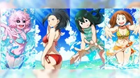 Mha girls hot spring