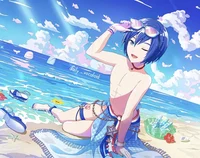 Vocaloid beach trip