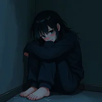 Depressed girl