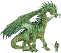 Green Dragon in DnD