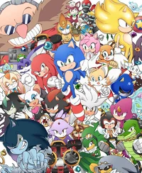 Sonic and his friend