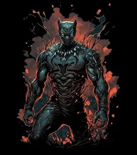 Demon Black Panther