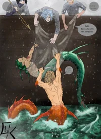 mermaid caught - BL