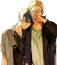 Kageyama y Tsukki