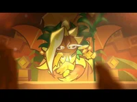 Ananas Dragon Cookie