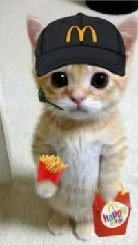 McDonalds cat