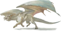 White Dragon in DnD