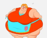 Obese housewife 