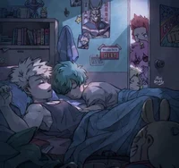 BakuDeku Poly Au