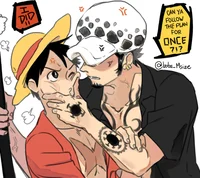 luffy x law