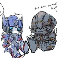 Optimus and Megatron