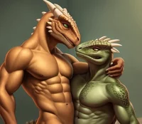 Gay Argonian Couple