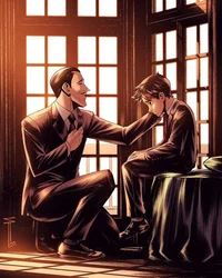 Alfred and Bruce