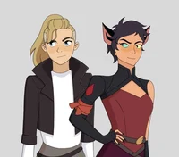 Adora and Catra