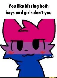 Boy and Girl Kisser