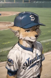 Furry Baseball Boy