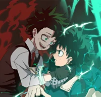 Deku and Evil Deku