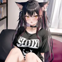 Goth catgirl