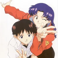 Misato and Shinji