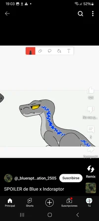 Blue x Indoraptor 