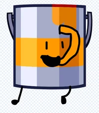Orange Paint Bucket