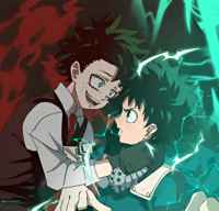 Deku and Evil Deku