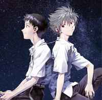 Kaworu and Shinji