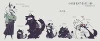 Miss cat cafe au