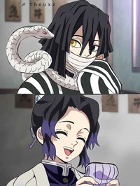 Iguro y Shinobu