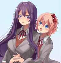 Sayori and Yuri 