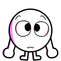 Some white cute ball